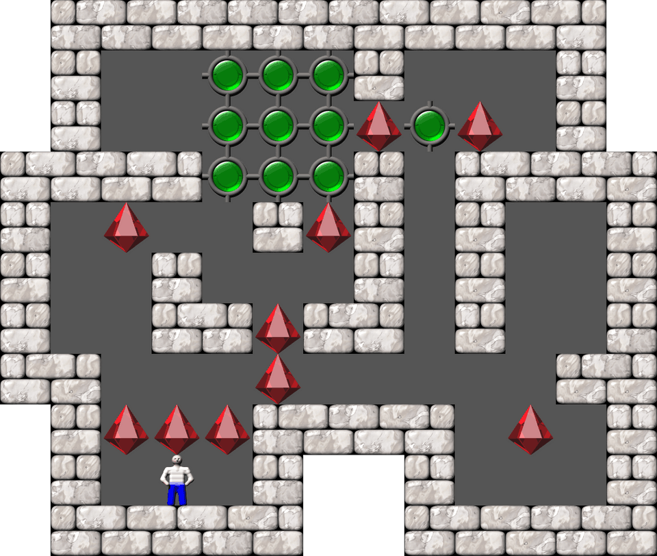 Sokoban Chrysalis Variations 01 level 60